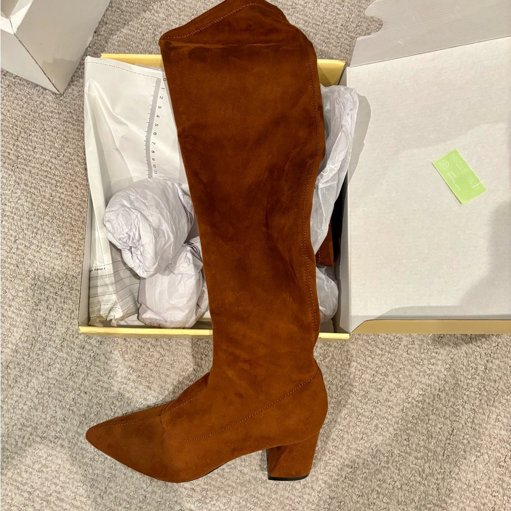 Chic Brown Over the Knee Boots